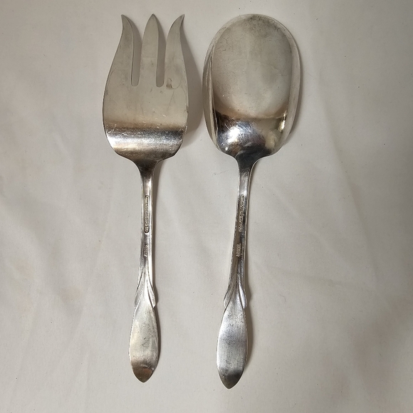 WM Rogers MFG CO Original Rogers Flatware Serving Spoon a - Picture 2 of 4